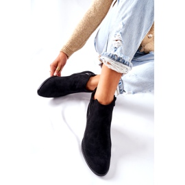 Ženske klasične čizme od antilopa Crna Flashbrook crno 1