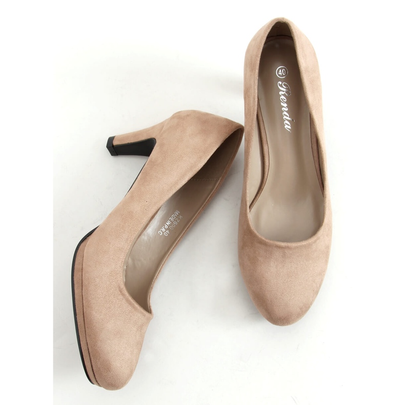 Pumpe na bež platformi KZ600 Khaki kaki 1