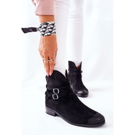 Vinceza Ženske tople čizme od antilopa Crne Castlerock crna 1