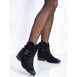 VINCEZA kaubojske čizme sa kopčama crno 2