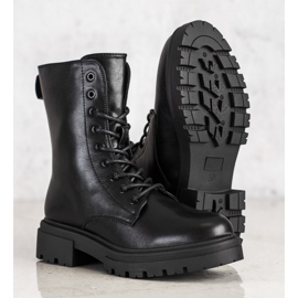 Evento Tople čizme s eko kožom crno 1