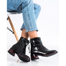 S. BARSKI Elegantne čizme s patentnim zatvaračem S.BARSKI crno 2