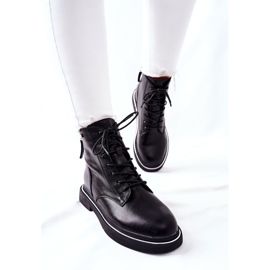 Ženske kožne čizme GOE II2N4014 Crne crna 2