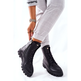 Ženske kožne čizme Nicole 2673 Crna crno 2