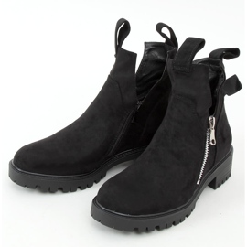 Crne čizme izrezane izrezane SP150 Crne crna 1