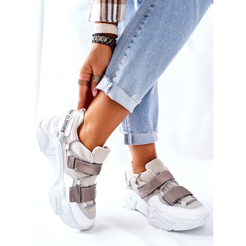 NAVY DOT Ženske sportske cipele Tenisice Srebrne Katerini srebro 1