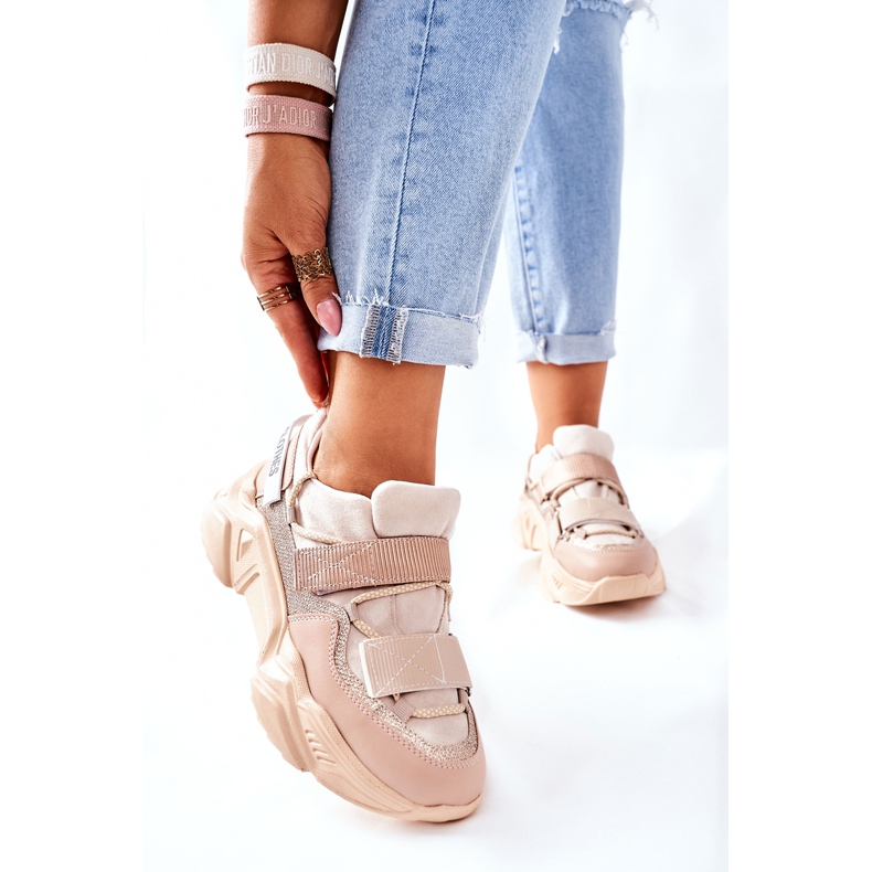 NAVY DOT Ženske sportske cipele Tenisice Bež Katerini 1