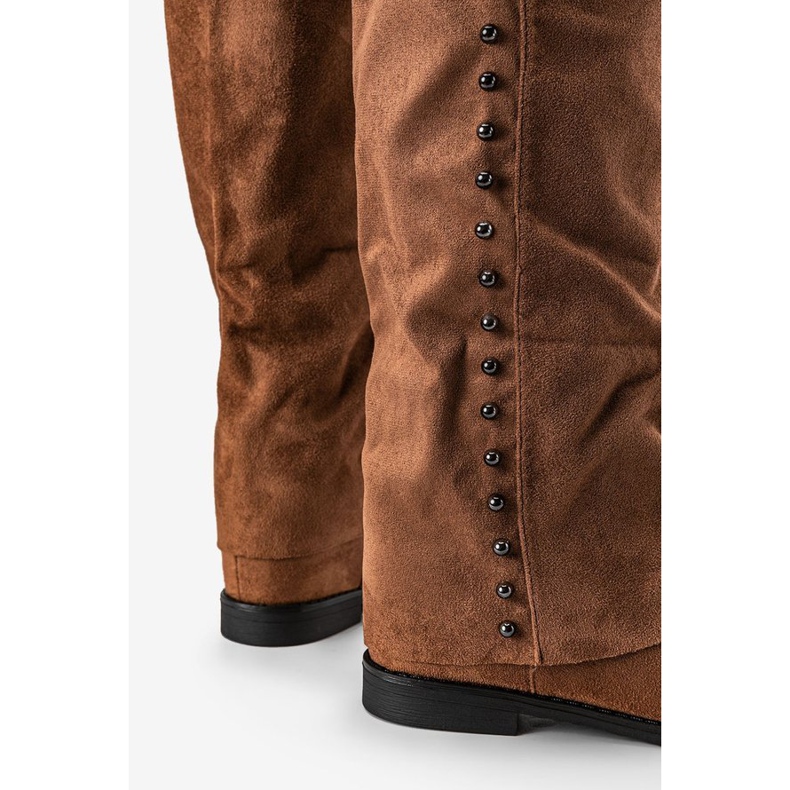 Deve čizme na klinnoj peti Colorado smeđa 1