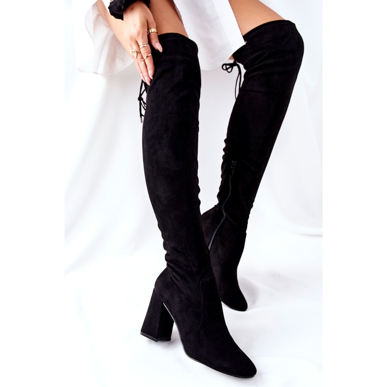 PG1 Crne antilop čizme Agaloa na šanku crno 1