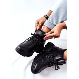 Ženske crne tople tenisice Čizme za snijeg Kaphia crna 1