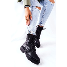 Čizme Radnički izolirane Sergio Leone crne TR756 crno 2