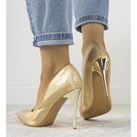 Craigiejeve zlatne holografske igle zlatni 1