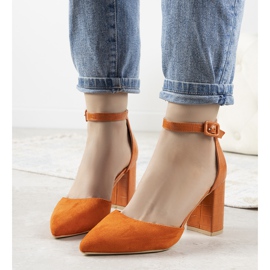 Narančaste pumpe na mjestu Natalie narančasta 1