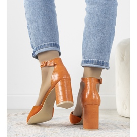 Narančaste pumpe na mjestu Natalie narančasta 2