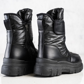 Seastar Čizme za snijeg na čičak crna 1