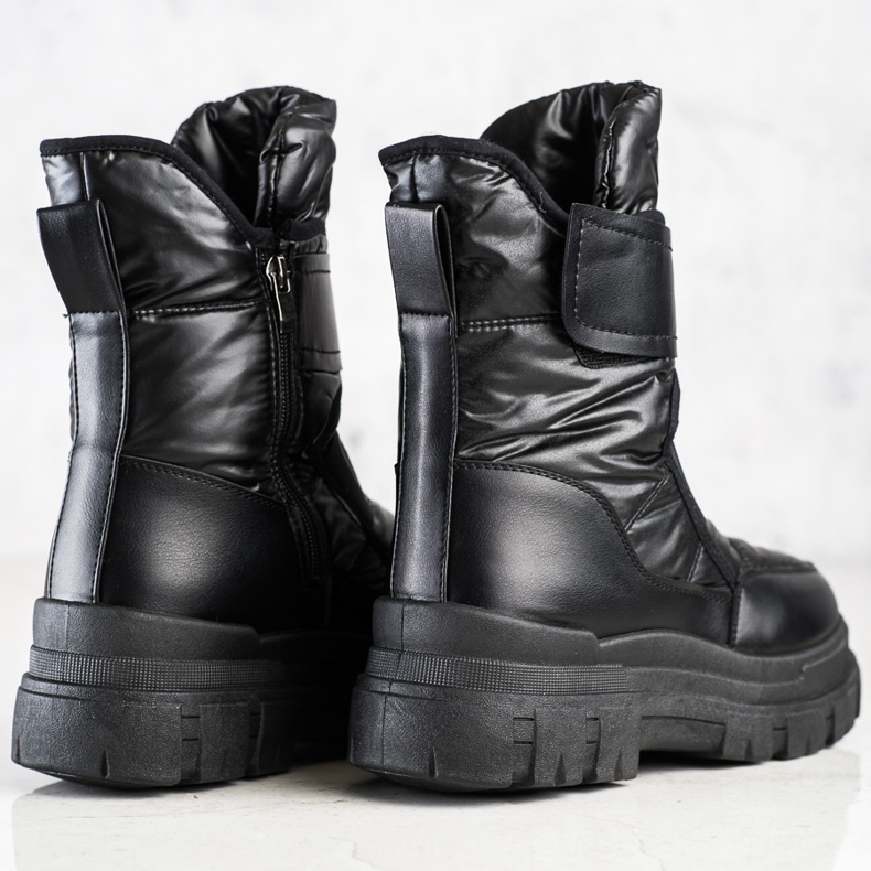 Seastar Čizme za snijeg na čičak crna 1