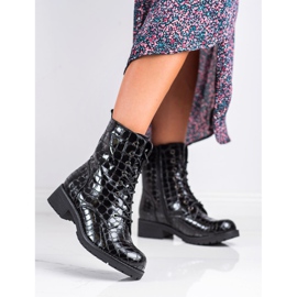 SHELOVET Čizme za hvatanje čipke crna 2