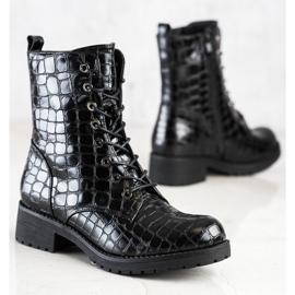 SHELOVET Čizme za hvatanje čipke crna 1