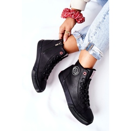 Ženske izolirane tenisice Cross Jeans High Black II2R4009C crna 1