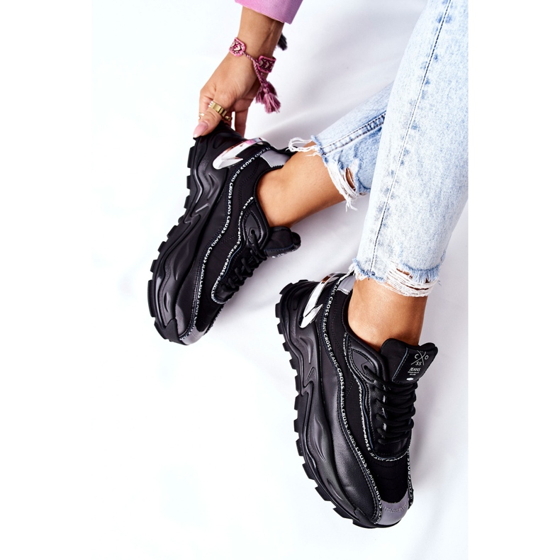 Ženske sportske cipele Cross Jeans II2R4018C Crna 1