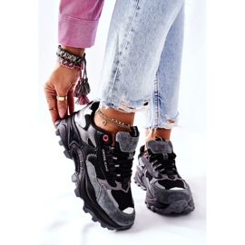 Ženske sportske cipele Cross Jeans Black Grey II2R4019C crna siva 1