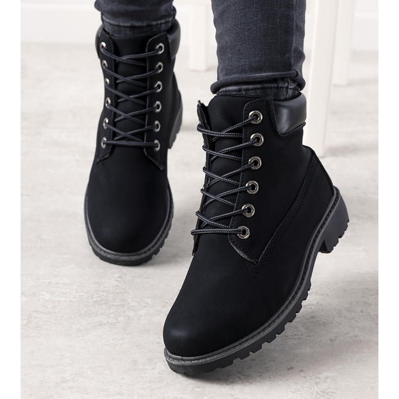 Crne ženske čizme Albracca crno 1