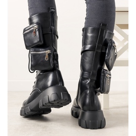 Crne čizme s vrećicama Apolline crno 1