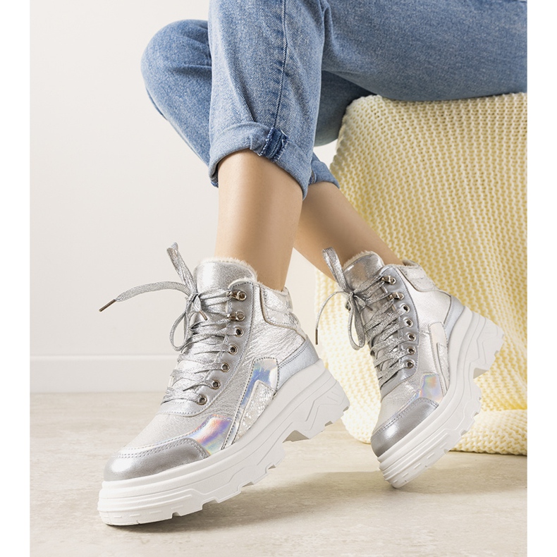 Doyon srebrne zimske tenisice srebro 1