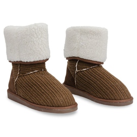 Tople eskimske čizme 7715 Camel smeđa 2