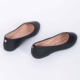 Balerine Lili s crnim reljefom crno 1