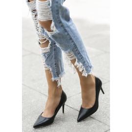 Crne klasične štikle Mocca crna 1