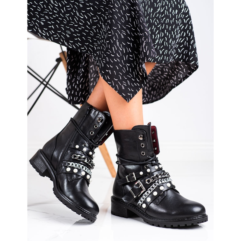 Erynn Rock radnici s mlazom crno 1