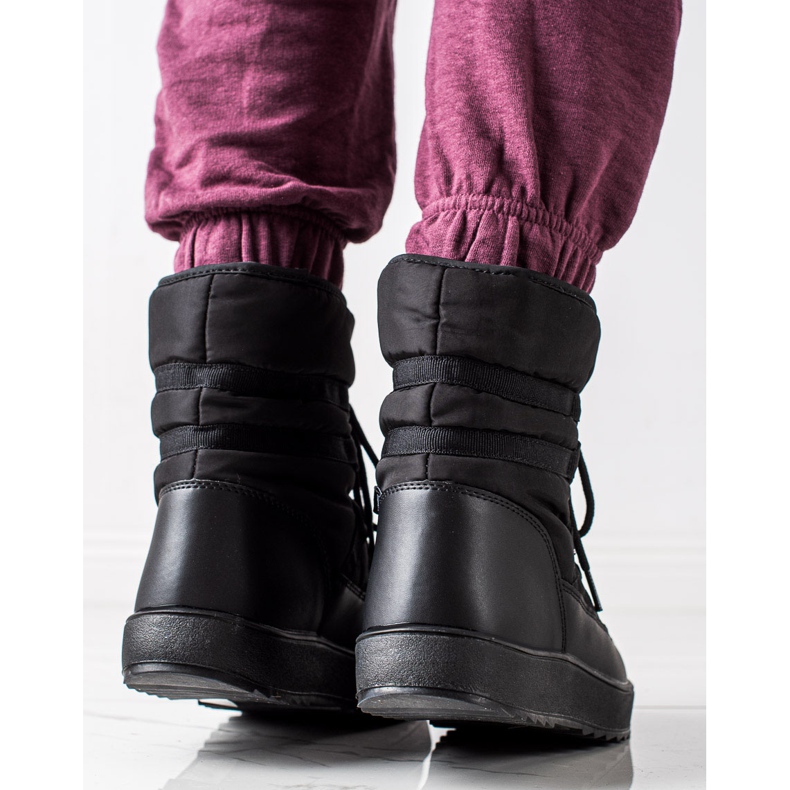 S. BARSKI Udobne čizme za snijeg S.BARSKI crna 1