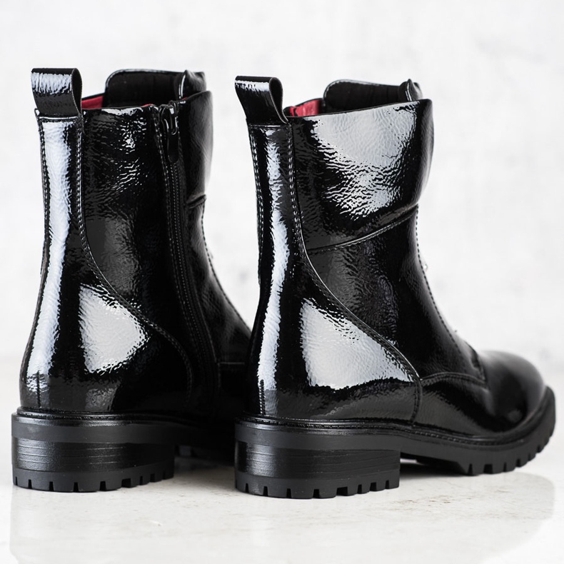 Erynn Lakirani radnici na klizaču crna 1