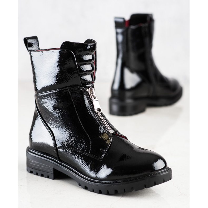 Erynn Lakirani radnici na klizaču crna 2