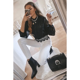 Klasične crne gležnjače na Melanie postu crna 2