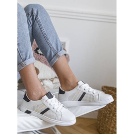 Betsy crne sjajne bijele trenerke bijela crno 1