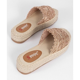 Ružičaste papuče na platformi Sudden Draft ružičasta 1