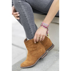 Camel gležnjače s pokrivenim Buenna klinom smeđa 1