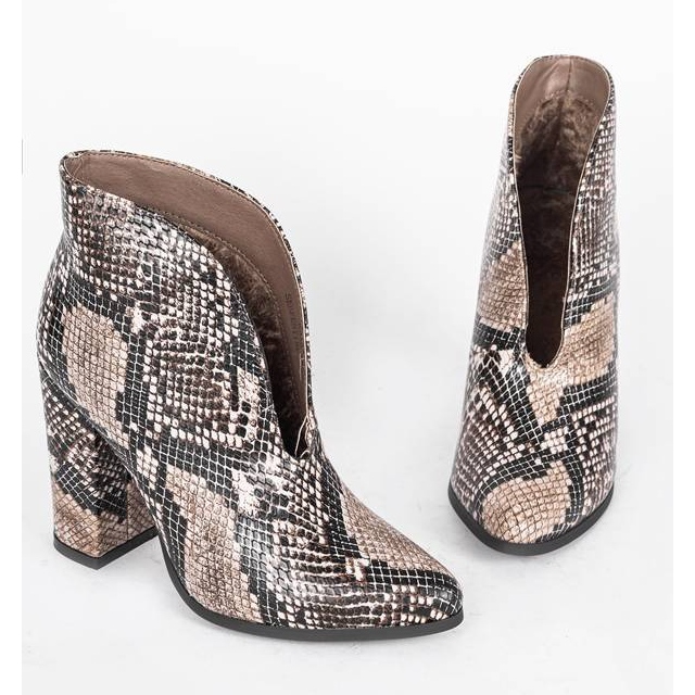 Zmijske gležnjače na Jamie postu smeđa crna 1