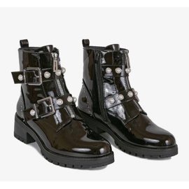 Sjajni crni radnici Issa crna 1