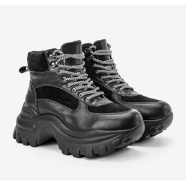 Crne tenisice na platformi Big City Girl crna 1