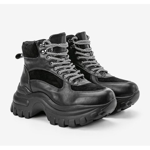 Crne tenisice na platformi Big City Girl crna 1