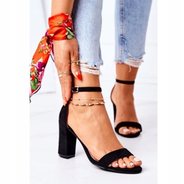 PS1 Crne Florence antilop sandale na šanku crna 2