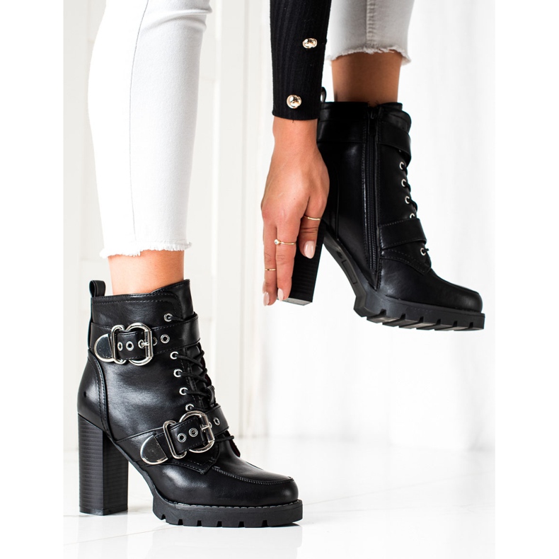 Erynn Crne čizme na visokom položaju crno 2