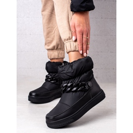 S. BARSKI Snježne čizme s lancem S.BARSKI crno 1