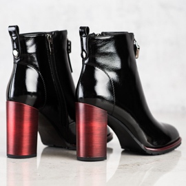 S. BARSKI Elegantne čizme lakirane S.BARSKI crna 1