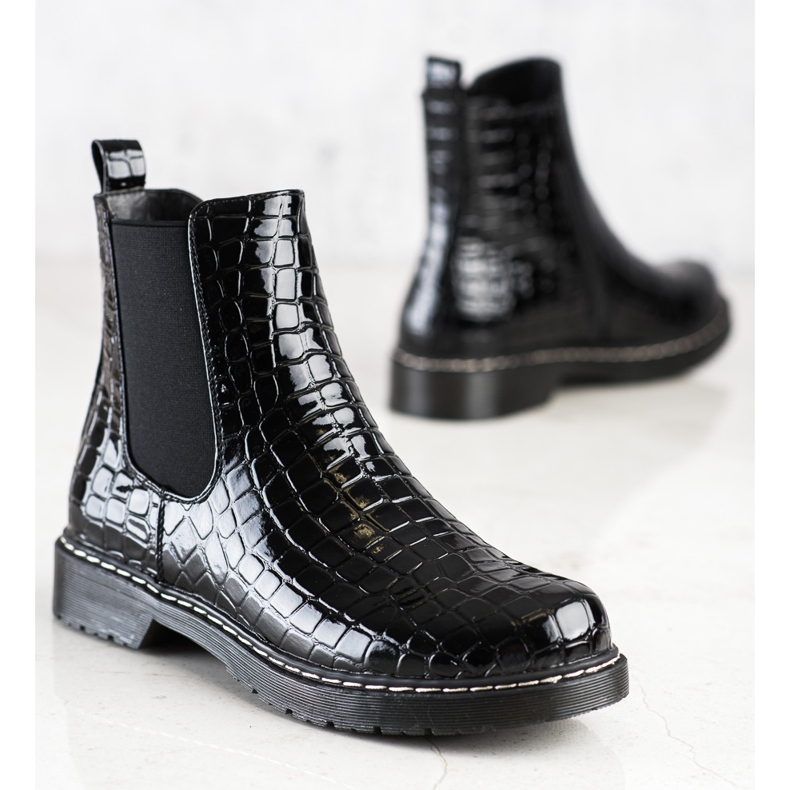 Filippo Modne crne čizme crno 1