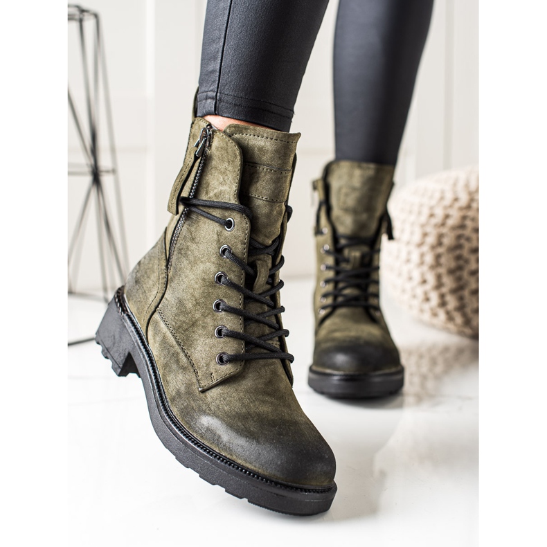 Evento Klasični radnici s ukrasnim patentnim zatvaračem zelena 2