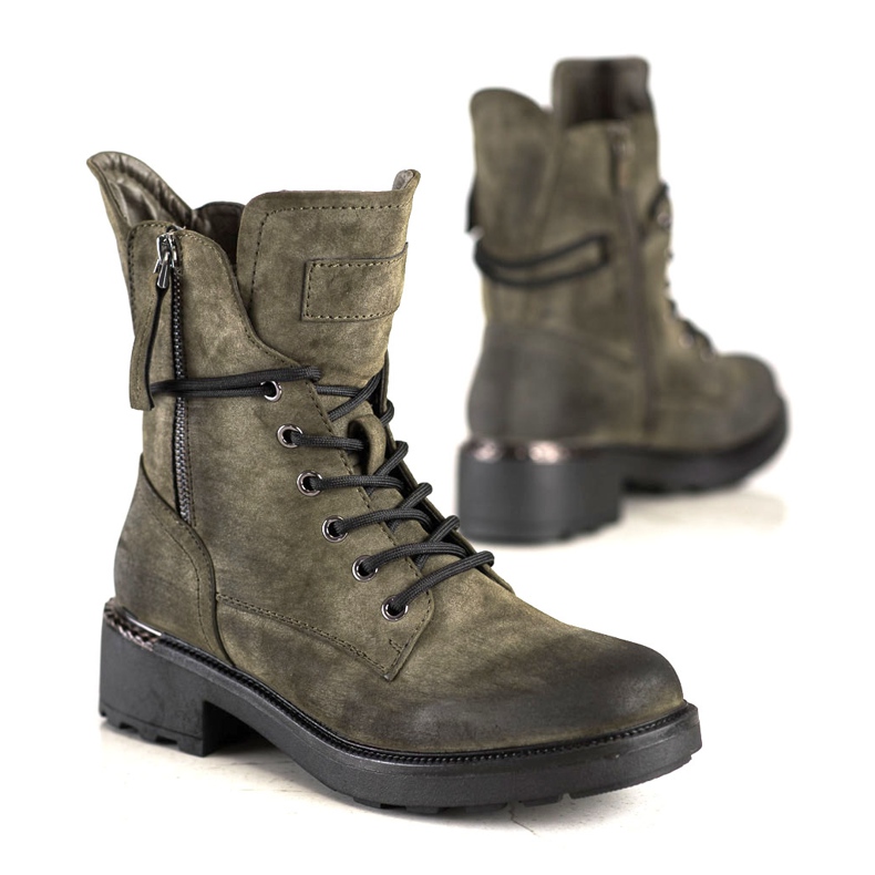 Evento Klasični radnici s ukrasnim patentnim zatvaračem zelena 1